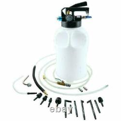 10L 2 Way Pneumatic ATF Oil and Fluid Extractor Refill System Kit with14 Adapters