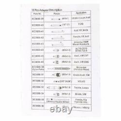 10L 2 Way Pneumatic ATF Oil and Fluid Extractor Refill System Kit with14 Adapters