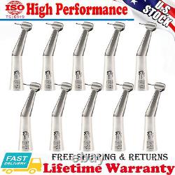 10Packs Dental Slow Low Speed Handpiece 11 Contra Angle Push Button E-Type US