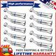 10Pcs Dental Slow Low Speed Handpiece Contra Angle Push Button E-type Attach US