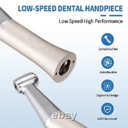 10x Dental Slow Low Speed Handpiece Contra Angle Push Button E-Type Autoclavable