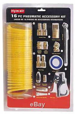 16pc Air Tool Kit / Pneumatic Accessory Set New Hbm