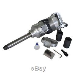 1900ft/lbs Air Impact Wrench Tool Gun 1inch Drive Torque Pneumatic Tools Sliver