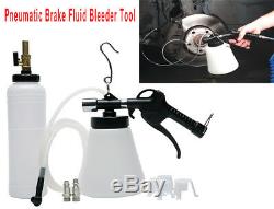 1L Pneumatic Brake Fluid Bleeder Kit Car Air Extractor Clutch Oil Bleeding Tool