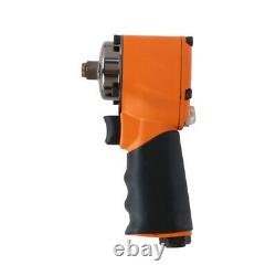 1/2 Drive Air Impact Wrench Pneumatic Single Hammer Remove Tool Set 600ft/lb