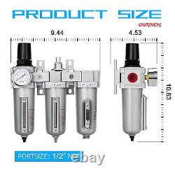 1/2 NPT Industrial Grade 3 Stage Air Drying System Particulate Filter