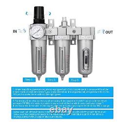 1/2 NPT Industrial Grade 3 Stage Air Drying System Particulate Filter, Coa