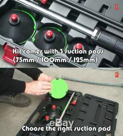 1/4 Air Pneumatic Dent Puller Car Body Repair Suction Pad Slide Hammer Tool Kit