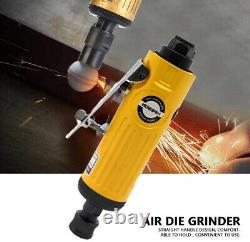 1/4 Mini Compact Air Pneumatic Die Grinder Front Exhaust Polisher Cutting Tool