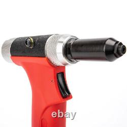 1/4 Pneumatic Air Hydraulic Rivet Gun Riveter Riveting Tool 2.4-4.8mm Hand Tool