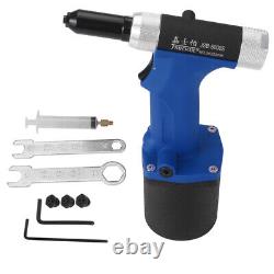 1/4 Rivnut Air Pneumatic Oil Pressure Rivet Nut Riveter Gun Riveting Power Tool