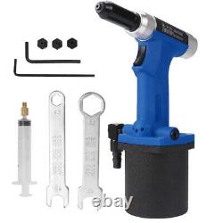 1/4 Rivnut Air Pneumatic Oil Pressure Rivet Nut Riveter Gun Riveting Power Tool