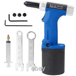 1/4 Rivnut Air Pneumatic Oil Pressure Rivet Nut Riveter Gun Riveting Power Tool