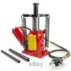 20 Ton Air Manual Pneumatic Hydraulic Low Profile Bottle Jack Lift auto Tool