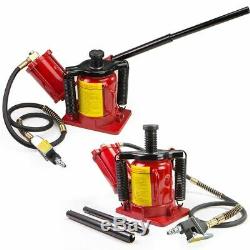 20 Ton Air Manual Pneumatic Hydraulic Low Profile Bottle Jack Lift auto Tool