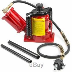 20 Ton Air Manual Pneumatic Hydraulic Low Profile Bottle Jack Lift auto Tool