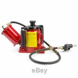 20 Ton Air Manual Pneumatic Hydraulic Low Profile Bottle Jack Lift auto Tool