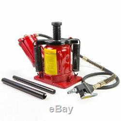 20 Ton Air Manual Pneumatic Hydraulic Low Profile Bottle Jack Lift auto Tool