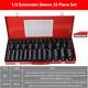 22 Piece Ratchet Wrench Set, Air Cannon Socket Set Auto Repair Tool Kit10mm-32mm
