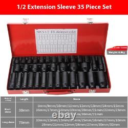 22 Piece Ratchet Wrench Set, Air Cannon Socket Set Auto Repair Tool Kit10mm-32mm