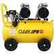 2.5 HP Silent Air Compressor 13 Gallon, Oil-Free, Electric Shop Air Compressor