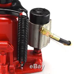 32 Ton Air / Manual Pneumatic Hydraulic Bottle Jack Automotive Repair Tool