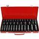 35 Pcs Sleeve Pneumatic 1/2 Thickened Wrench Tool Hexagonal Sleeve Set Car Tool