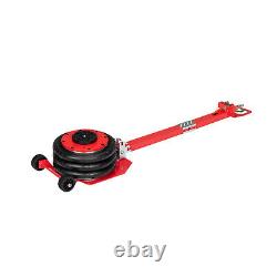 3T Handle Foldable Air Bag Jack Red Heavy Duty Portable Tire Lift Tool
