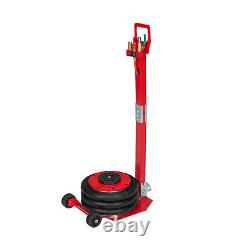 3T Handle Foldable Air Bag Jack Red Heavy Duty Portable Tire Lift Tool