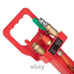 3T Handle Foldable Air Bag Jack Red Heavy Duty Portable Tire Lift Tool
