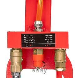 3T Handle Foldable Air Bag Jack Red Heavy Duty Portable Tire Lift Tool