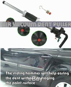 3X Air Pneumatic Dent Pullers Car Body Repair Suction Cup Slide Hammer Tool Kit