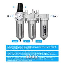 3/4 NPT Industrial Grade 3 Stage Air Drying System Particulate Filter, Coales