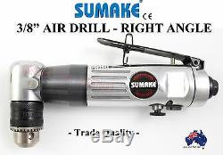 3/8 Right Angle Air Drill Trade Tools Pneumatic Reversible Sumake Special