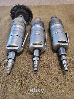 3 ARO Corp 7153-C Pneumatic Air Straight Die Grinder 18000 Rpm Aircraft Tool