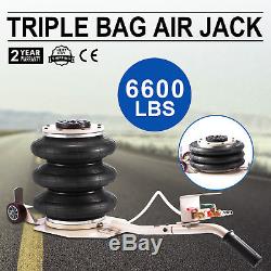 3 Ton Triple Bag Air Jack Pneumatic Jack Lifting Lift Jack 6600LBS Jacking Tool