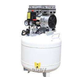 40L Dental Air Compressor Ultra-Quiet and Oil-Free Pneumatic Tool 115 PSI 750W