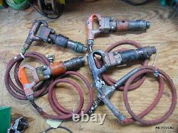 (4) Chipping Chipper Demo Jack Hammer, TEXAS Pneumatic Air Compressor Tool Lot