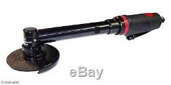 4 EXTENDED REACH AIR ANGLE GRINDER / CUT-OFF TOOL 0.7 HP pneumatic motor