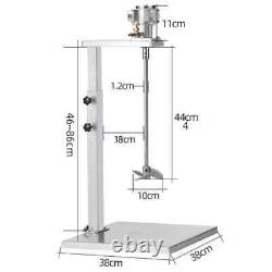 5 Gallon Industrial Pneumatic Mixer Glue Liftable Air Mixer Paint Ink Agitator
