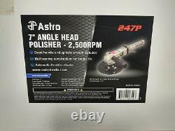 7 Astro Pneumatic Air Angle Head Polisher 247P Rated 2500 RPM