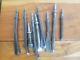 9pc SNAP-ON PNEUMATIC HAMMER AIR CHISEL Punch Cutter BITS LARGE LOT TOOL