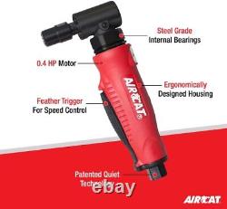 AIRCAT Pneumatic Tools 6255 Composite Right Angle Die Grinder 20,000 RPM