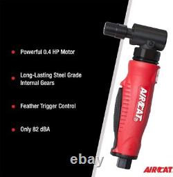 AIRCAT Pneumatic Tools 6255 Composite Right Angle Die Grinder 20,000 RPM