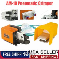 AM-10 Pneumatic Crimper Air Powered Tool Wire Terminal Machine Crimping Set