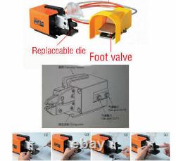 AM-10 Pneumatic Wire Terminal Mobile Crimping Machine Air Powered Tool Crimper