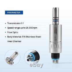 AZDENT Dental LED Air Motor/41/81/161/15 Fiber Optic Contra Angle Handpiece