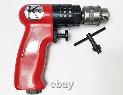 Air Drill Small & Lightweight Pneumatic Palm Drill KTC 1/4 2800RPM NEW