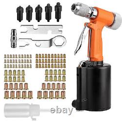 Air Hydraulic Nutserts Riveter Pneumatic Rivet Gun Nut Tool M4-M10 with Case