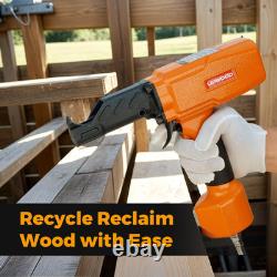 Air Nail Puller Nail Remover Pneumatic Denailer Tool for Recycled Wood Fence
